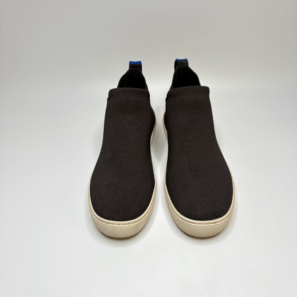 ROTHYS The Chelsea Black Slip On High Top Sneaker Tech Knit Womens Size 8 - Picture 3 of 12